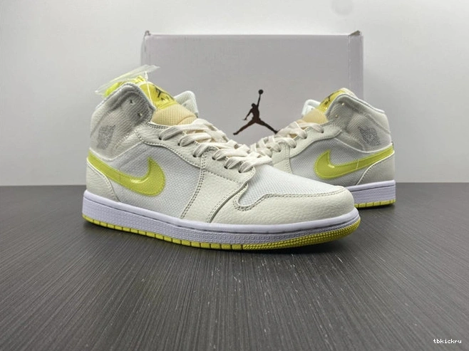 Rep TBkick SE DB2822- 3710 Yellow Mid Voltage Jordan1 QuickDry 1025